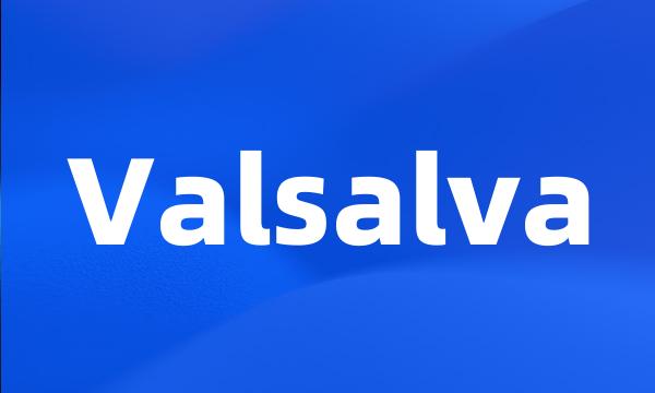 Valsalva