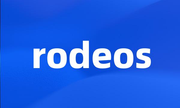 rodeos