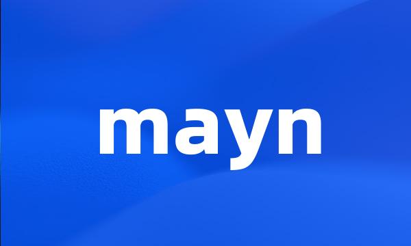 mayn