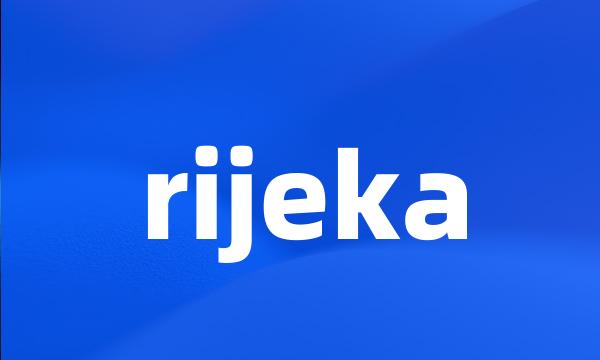 rijeka