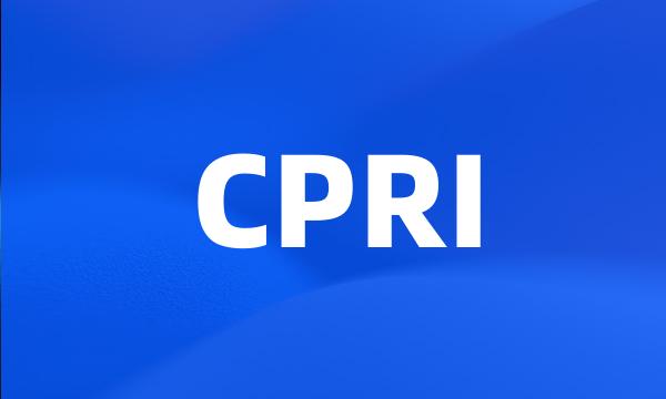 CPRI