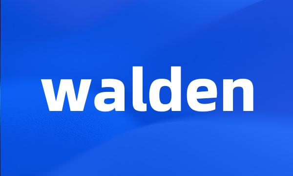 walden