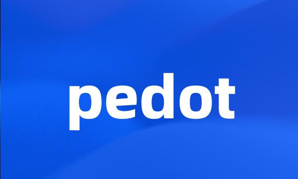 pedot