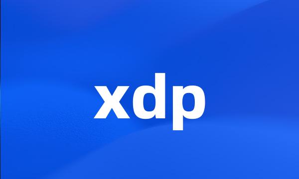 xdp