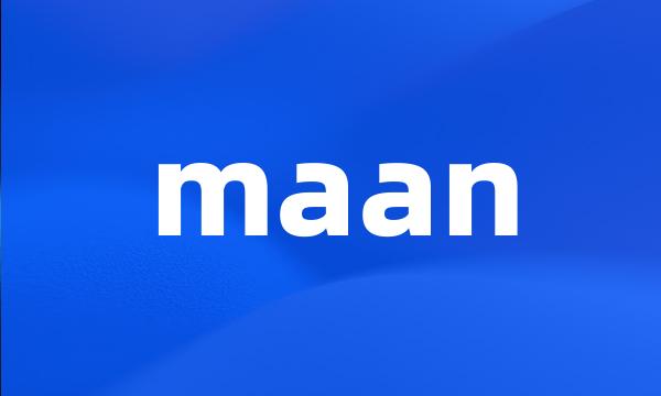 maan