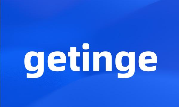 getinge