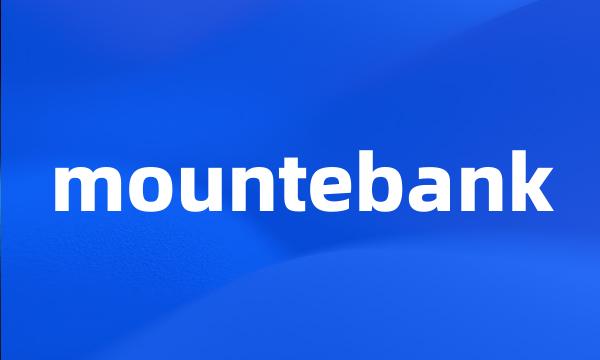 mountebank