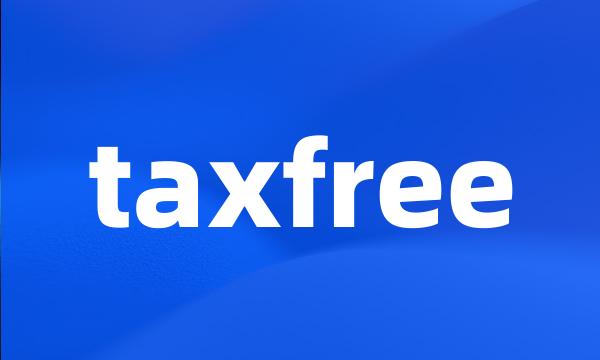 taxfree