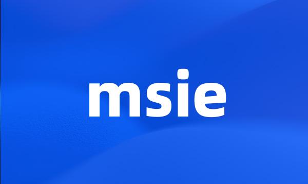 msie