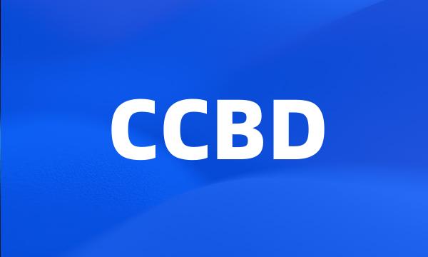 CCBD