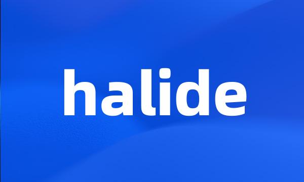 halide