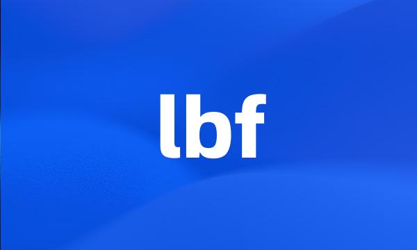 lbf