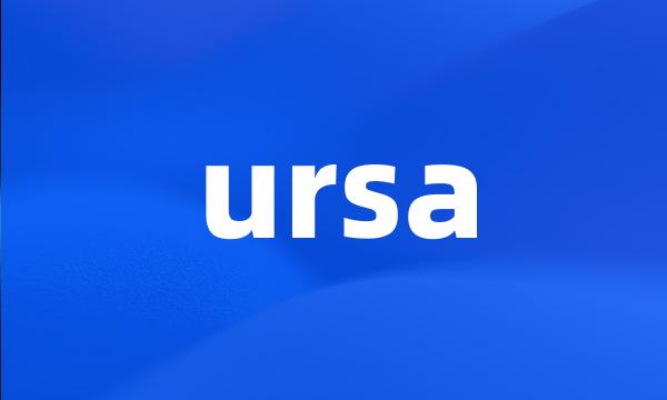 ursa