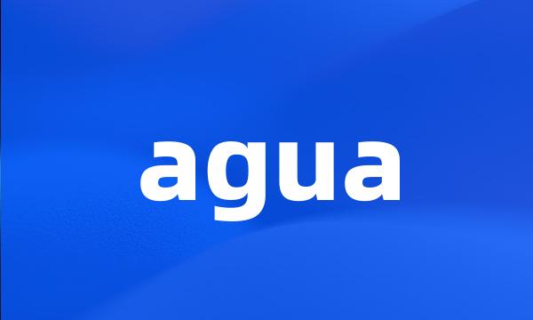 agua