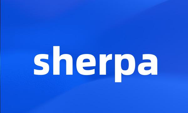 sherpa