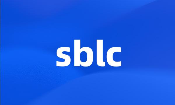 sblc