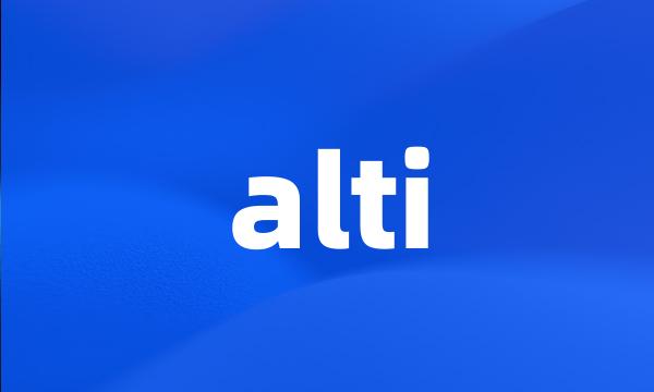 alti