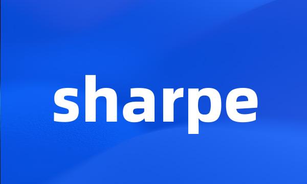 sharpe