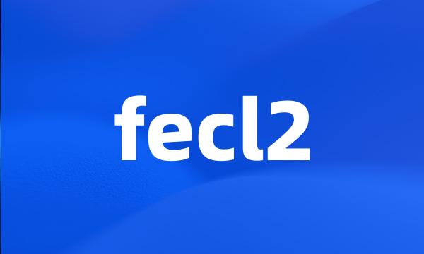 fecl2