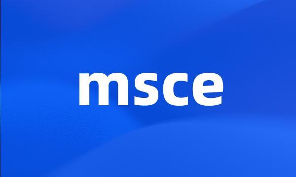 msce