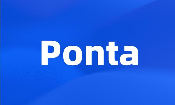 Ponta