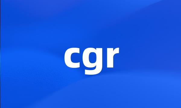 cgr