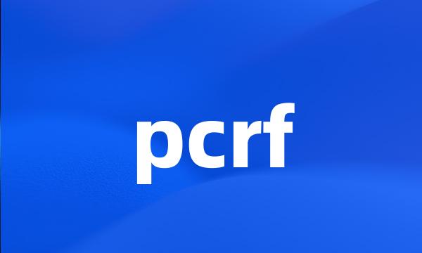 pcrf