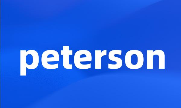 peterson