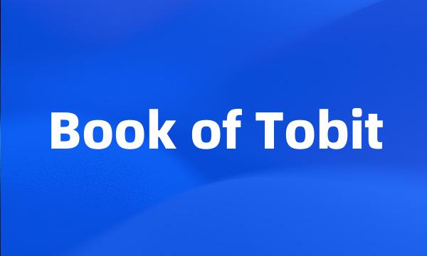 Book of Tobit