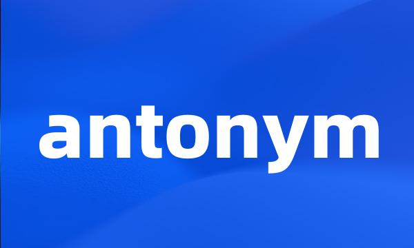 antonym