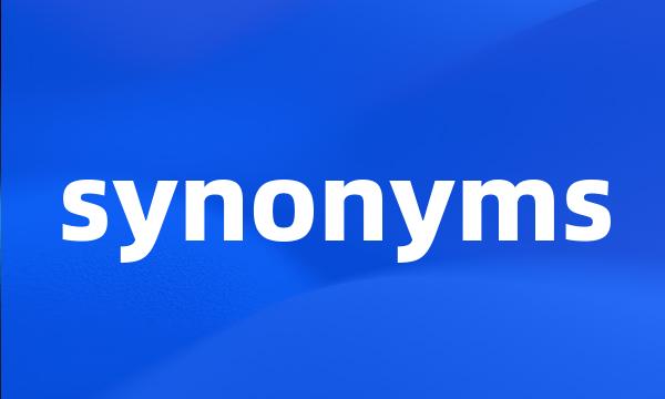 synonyms