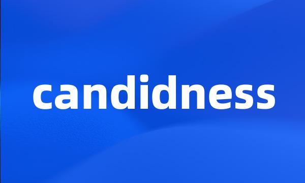 candidness