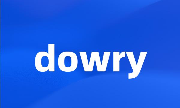 dowry