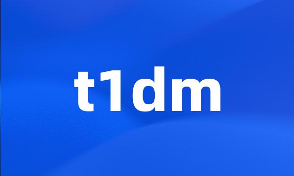 t1dm