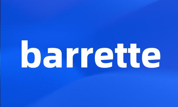 barrette