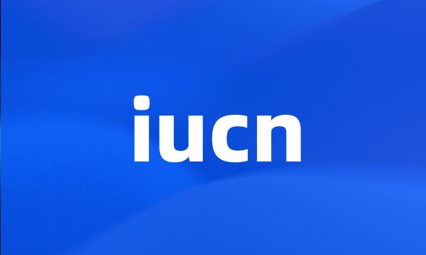 iucn