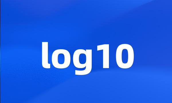 log10