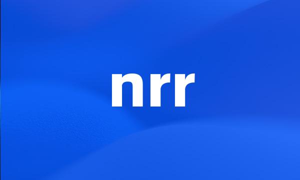 nrr