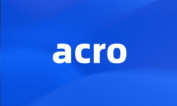 acro