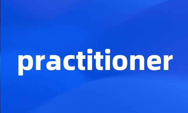 practitioner