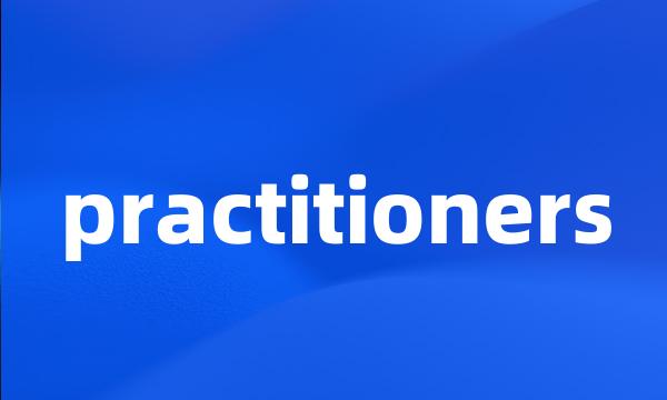 practitioners