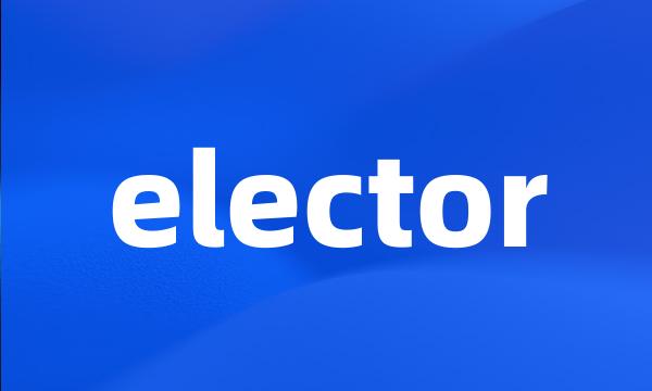 elector