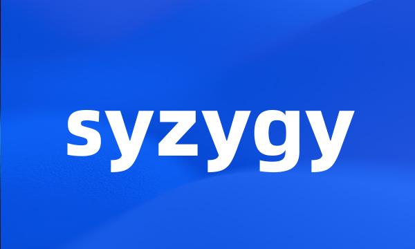 syzygy