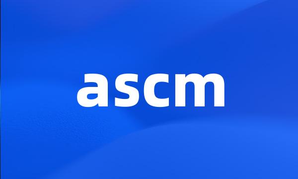 ascm