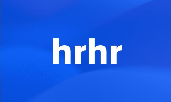 hrhr