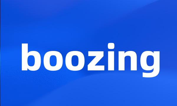 boozing