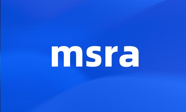 msra