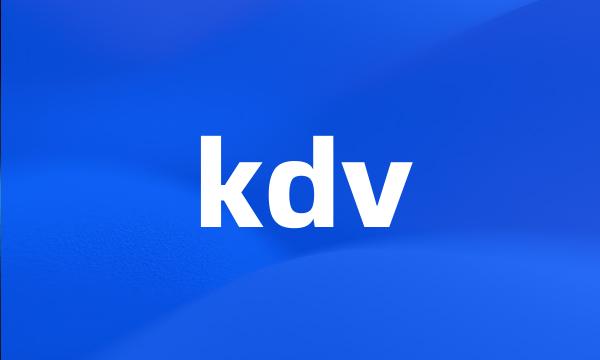 kdv