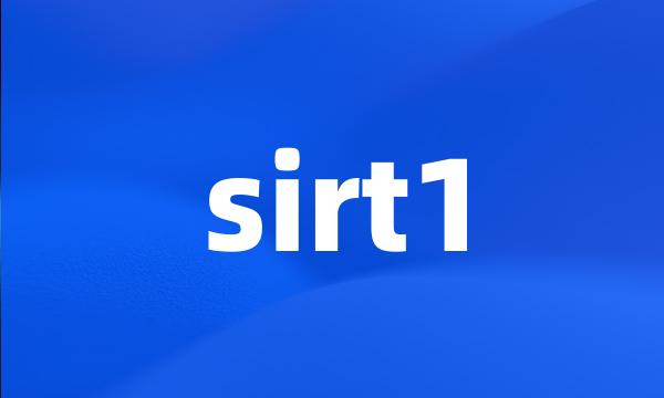 sirt1