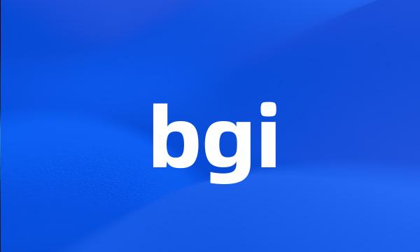 bgi